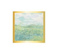 Cadre photo mural en cristal - Bord magnétique carré d'art en strass - Accessoire d'affichage de peinture autocollant - Support photo décoratif scintillant - Montage rapide avec dos de stylo