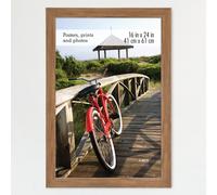 Cadre photo mural vertical et horizontal en ch ne moyen 40 x 60 cm pour photos, affiches et impressions d'art (lot de 1)