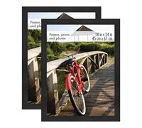 Cadre photo mural vertical et horizontal MCS Museum 18 x 24, en onyx, pour photos, affiches et impressions d'art (lot de 2)
