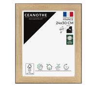 Ceanothe Cadre photo Newton 24x30 cm Bois contour noir A4 Verre acrylique incassable