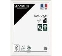 Cadre photo Newton brut 50x70 cm CEANOTHE en résine recy Verre acrylique Incassable - Fabriqué en France Blanc G