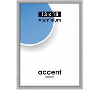 Cadre photo Nielsen Accent mat argenté 13x18 cm en aluminium