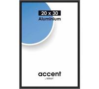 Cadre photo Nielsen Accent noir 20x30 cm en aluminium