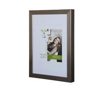 Cadre photo - NIELSEN - APOLLO - Bois argent - 30 x 24 cm - Design contemporain