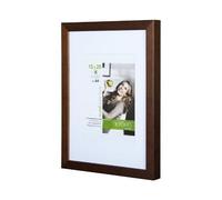 Nielsen Cadre photo Apollon 24×30 cm bois Wengé avec passe-partout et verre véritable