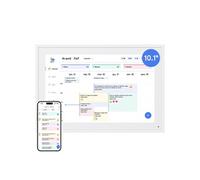 Cadre photo numérique Dragon touch 10,1″ Calendrier Dynamique Écran Tactile Familiale/Desktop+ Partage Multi-utilisateurs Blanc Blanc