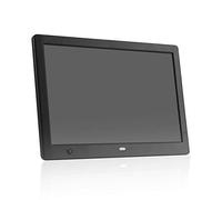 Cadre Photo numérique, 10,1 Pouces 1280 x 800 Haute résolution 16:10 Écran IPS Complet Aperçu l'image Calendrier vidéo Horloge Minuterie Marche/arrêt Automatique, avec télécommande Cadre Photo Num