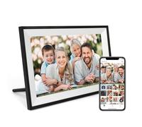 Cadre Photo numérique 10,1 Pouces WiFi IPS HD écran Tactile Smart Cloud Cadre Photo, Auto-Rotation, Configuration Facile pour Partager des Photos ou des vidéos à Distance par l'intermédiaire de AiMOR
