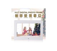 Cadre photo numérique 10,2 pouces HD TFT LCD Slim réveil MP4 avec télécommande G