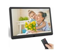 Cadre photo numérique 10 pouces avec prise en charge vidéo Full HD et rotation automatique, incluant une clé USB de 32 Go offerte pour un stockage