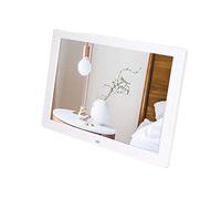 Cadre Photo numérique 12 Pouces 1280 * 800 Haute résolution vidéo Musique Calendrier Horloge Automatique Marche/arrêt minuterie télécommande opération Cadeau décoratif