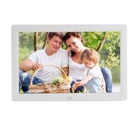 Cadre Photo Numérique 12 Pouces LED Avec Musique Films Et Télécommande Blanc