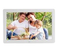 Cadre Photo Numérique 12 Pouces LED Avec Musique Films Et Télécommande Blanc
