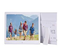 Cadre Photo numérique 13 Pouces 1280 800 HD 16:9 IPS Écran LCD Cadre Photo électronique avec MP3, écran publicitaire, Horloge numérique, Calendrier, emplacements pour Carte SD USB et télécommande