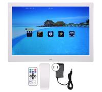 Cadre photo numérique 13 pouces HD 1280x800, écran LCD, télécommande, album photo électronique avec calendrier, 110-240 V