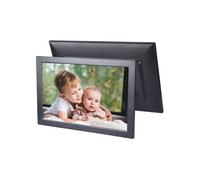 Cadre Photo Numérique 15.4 Pouces LED Avec Télécommande Et Haut-Parleurs Intégrés Noir YONIS Noir G