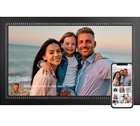 Cadre Photo numérique 15,6 Pouces Grand Cadre Photo numérique avec écran Tactile IPS Full HD 1920 x 1080, humblestead 32 Go WiFi Smart Frame Partage des Photos et des vidéos Via l'application AiMOR,