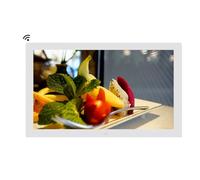 Cadre photo numérique 32 pouces, écran IPS Full HD, fonction minuterie, montage mural, facile à installer