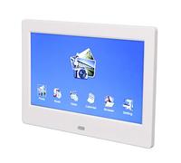 Cadre Photo Numérique 7 Pouces avec écran HD 800 * 480, Cadre Frameo Multifonction avec Calendrier Photo et Lecture en Boucle Vidéo Cadre Photo électronique