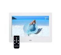 Cadre Photo Numérique 7 Pouces LED Haute Qualité Avec Support Vidéo Et Musique Noir YONIS