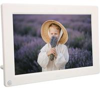 Cadre Photo numérique, Cadre Photo électronique pour 10 Pouces 110240V HD Musique Écran IPS Support de Carte à Jouer Capteur de Mouvement pour la Maison Blanche pour Le Mariage