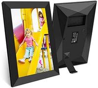 Cadre Photo numérique, Cadre Photo numérique Smart WiFi 10,1 Pouces avec écran Tactile, Panneau LCD IPS 1280 x 800, Rotation Automatique Portrait et Paysage