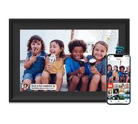 Cadre Photo numérique, Cadre Photo numérique WiFi 10,1 Pouces, Rotation Automatique, Stockage intégré de 32 Go, écran Tactile 1280x800, partagez des Moments instantanément Via l'application Frameo