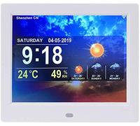 Cadre Photo numérique, Cadre Photo numérique WiFi, Cadre Photo 8 Pouces avec télécommande, adapté à diverses scènes (White 8)