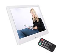 Cadre Photo Numérique, Calendrier d'horloge d'album Photo Numérique Écran HD IPS de 8,7 Pouces pour Le Salon