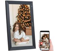 Cadre photo numérique connecté DF-900 avec écran tactile 10,1" - coloris noir [Somikon]