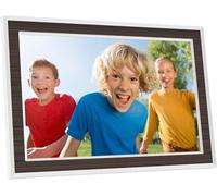 Cadre photo numérique de 10,1 pouces, WiFi avec 16 Go de stockage, écran tactile IPS HD, chargement instantané de photos et de vidéos via l'application Uhale, montage mural, pour maman, pendaison de