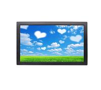 Cadre Photo numérique de 18,5 Pouces, réception par télécommande Infrarouge, Machine de publicité vidéo Haute définition adaptée à Divers scénarios (Black)