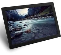 Cadre photo numérique - Écran haute définition 1080p de 32 pouces avec prise en charge HDMI, marche/arrêt automatique, fonction de diffusion mixte, lecture d'images, de musique et de vidéos