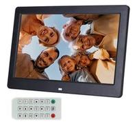 Cadre Photo Numérique Ecran LCD 10.1 Pouces Horloge Alarmes Réveil USB 2.0 Noir YONIS Noir G