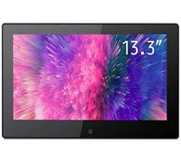 Cadre Photo numérique Écran Tactile IPS 13,3 Pouces 1280 x 800 Affichage HD Haute résolution Photo Musique Lecteur vidéo Calendrier Alarme Minuterie Marche/arrêt Automatique, Prise en Charge USB