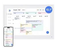 Cadre photo numérique Dragon touch 10,1″ Calendrier Dynamique Écran Tactile Familiale/Desktop+ Partage Multi-utilisateurs Blanc Blanc