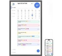 Cadre Photo Numérique EKASN 27'' Calendrier Tactile Plannning Tâche Familiale Bureau École - Idéal Partage Photo/Vidéo 32G Noir G