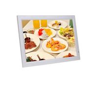 Cadre Photo numérique Full HD 1080P de 22/24 Pouces ; Prend en Charge la Lecture en Boucle de vidéos, d'images et de Calendrier ; Montage Mural.(White,24-inch)