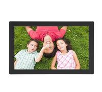 Cadre Photo Numérique, Grand Cadre Photo Numérique 100-240 V, Aperçu de l'image, Plusieurs Effets de Diapositives avec Télécommande pour la Maison (Prise UE)