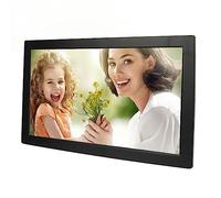 Cadre Photo Numérique Grand Écran De 18,5 Pouces avec Luminosité Réglable Écrans Horizontaux Et Verticaux Plug and Play Facile Diverses Fonctions Musique De Fond Sortie