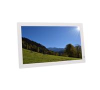 Cadre Photo numérique Haute définition IPS 21,5/22 Pouces, présentoir d'album Photo électronique, Machine publicitaire, Interface HDMI Full HD 1080P for Un Usage Domestique et Commercial (Color : Whi
