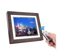 Cadre Photo numérique Intelligent de 9,1 Pouces avec télécommande, écran LED HD de Votre gestionnaire de Photos, Stockage de 16 Go, Horloge, Calendrier, Rotation Automatique, Induction du Corps h