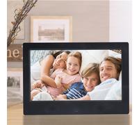 Cadre photo numérique intelligent Kayannuo 10" avec écran IPS, 32 Go, lecteur de musique, haut-parleur et vitesse réglable - Idéal comme cadeau