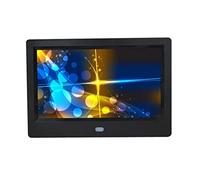 Cadre Photo Numérique Intelligent,Smart Cadres Photo Numérique 7 Pouces 1024 X 600 IPS avec Télécommande,Lecteur Photo/Musique/vidéo,Alarme De Calendrier,Montage Mural,Idéal pour Les Personnes Âgées