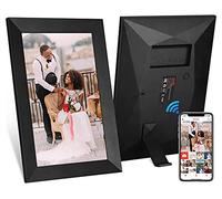 Cadre Photo numérique Intelligent WiFi 10, 1 Pouces 16 Go Application Frameo de Conception danoise Envoyez des Photos ou de Petites vidéos Depuis n'importe où Écran Tactile IPS 1280x800 Panneau L