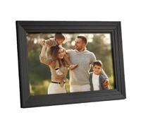 Cadre Photo Numérique Intelligent WiFi Cloude De 10,1 Pouces avec Mémoire 32 Go Écran Tactile LCD IPS 1280 X 800 Intégrée Bon Cadeau Facile Partager Moments(Black)