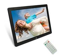 Cadre Photo Numérique IPS 20 Pouces 1920 * 1080 avec Télécommande Luminosité Réglable Marche/Arrêt Prise en Charge De La Musique De Fond - Cadeau pour Les Amis Et La Famille