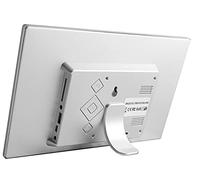 Cadre photo numérique LED 10 pouces 720P vidéo/musique/calendrier/horloge lecteur 1024 * 600 résolution cadre en métal, écrans de visionneuse de photos rapport 16: 9 cadeau d'album photo électronique