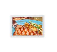 Cadre Photo numérique LED 22-24 Pouces, Prend en Charge la Lecture en Boucle de Calendrier/vidéo/Image, Album Photo électronique de publicité à Domicile.(White,24-inch)