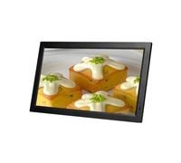 Cadre Photo numérique LED 22-24 Pouces, Prend en Charge la Lecture en Boucle de Calendrier/vidéo/Image, Album Photo électronique de publicité à Domicile.(Black,22-inch)